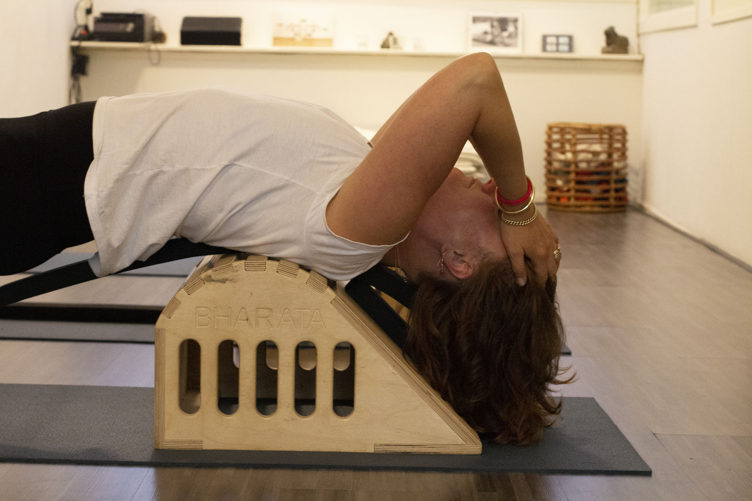 Work out at Critical Alignment yoga therapie studio Paul